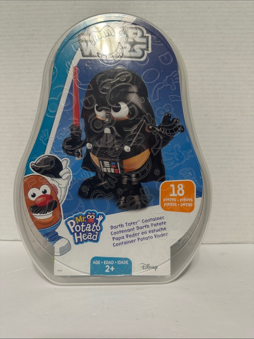Darth Tater Mr. Potato Head Container with 18 Pieces Ages2+